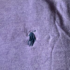 Purple Polo Shirt with Logo